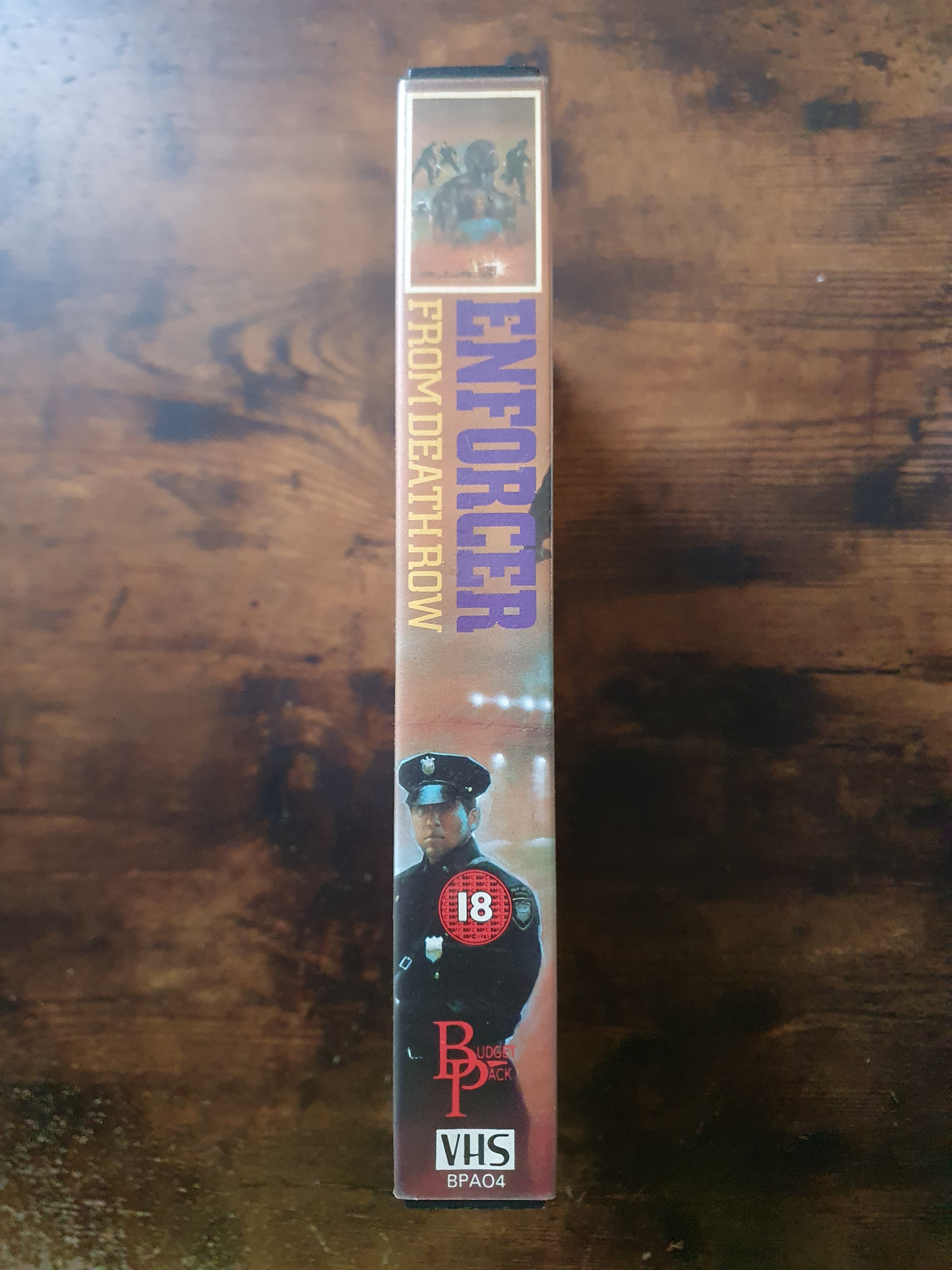Enforcer from Death Row, Rare VHS