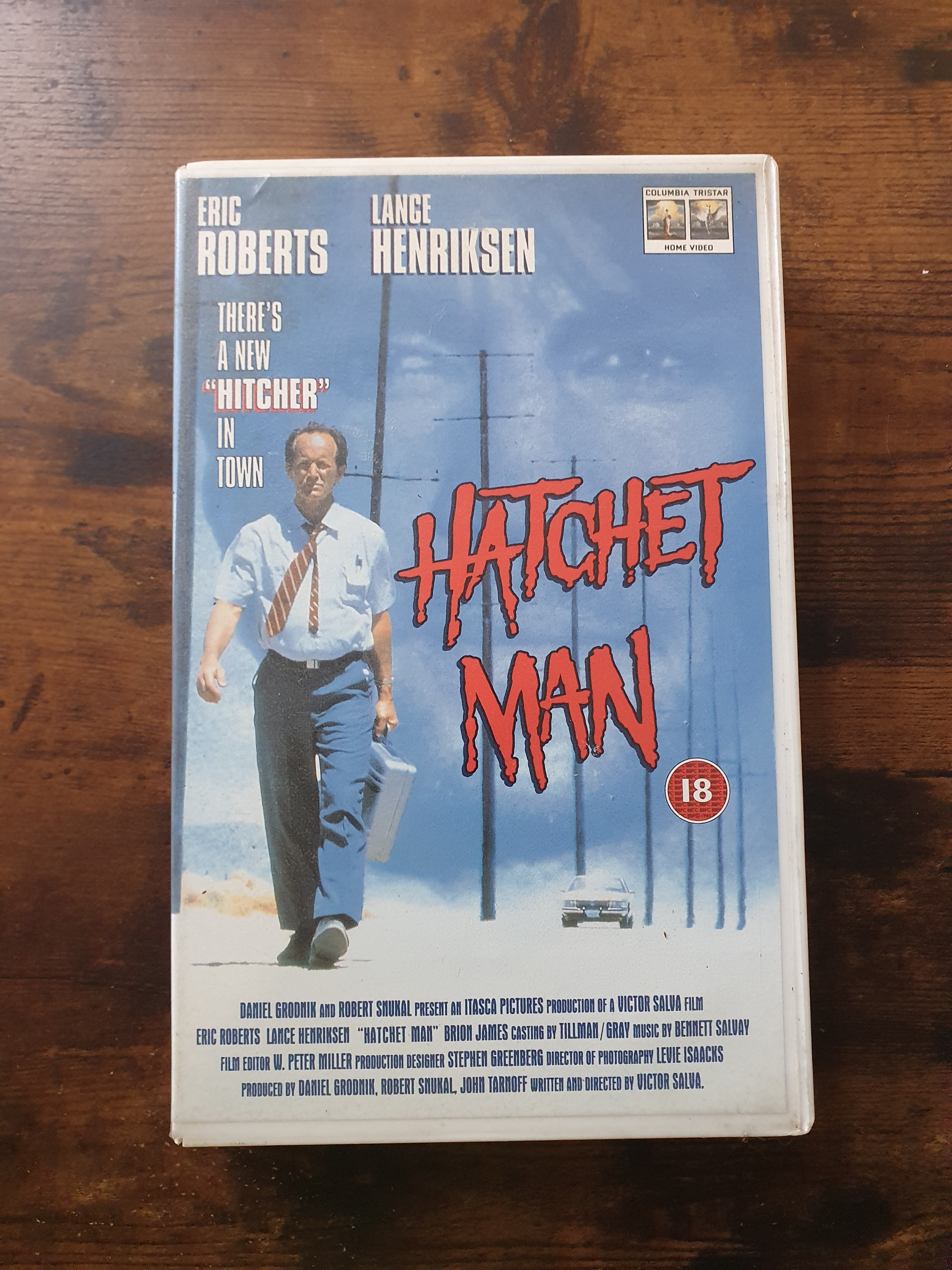 Hatchet Man, Rare VHS Big Box Ex Rental