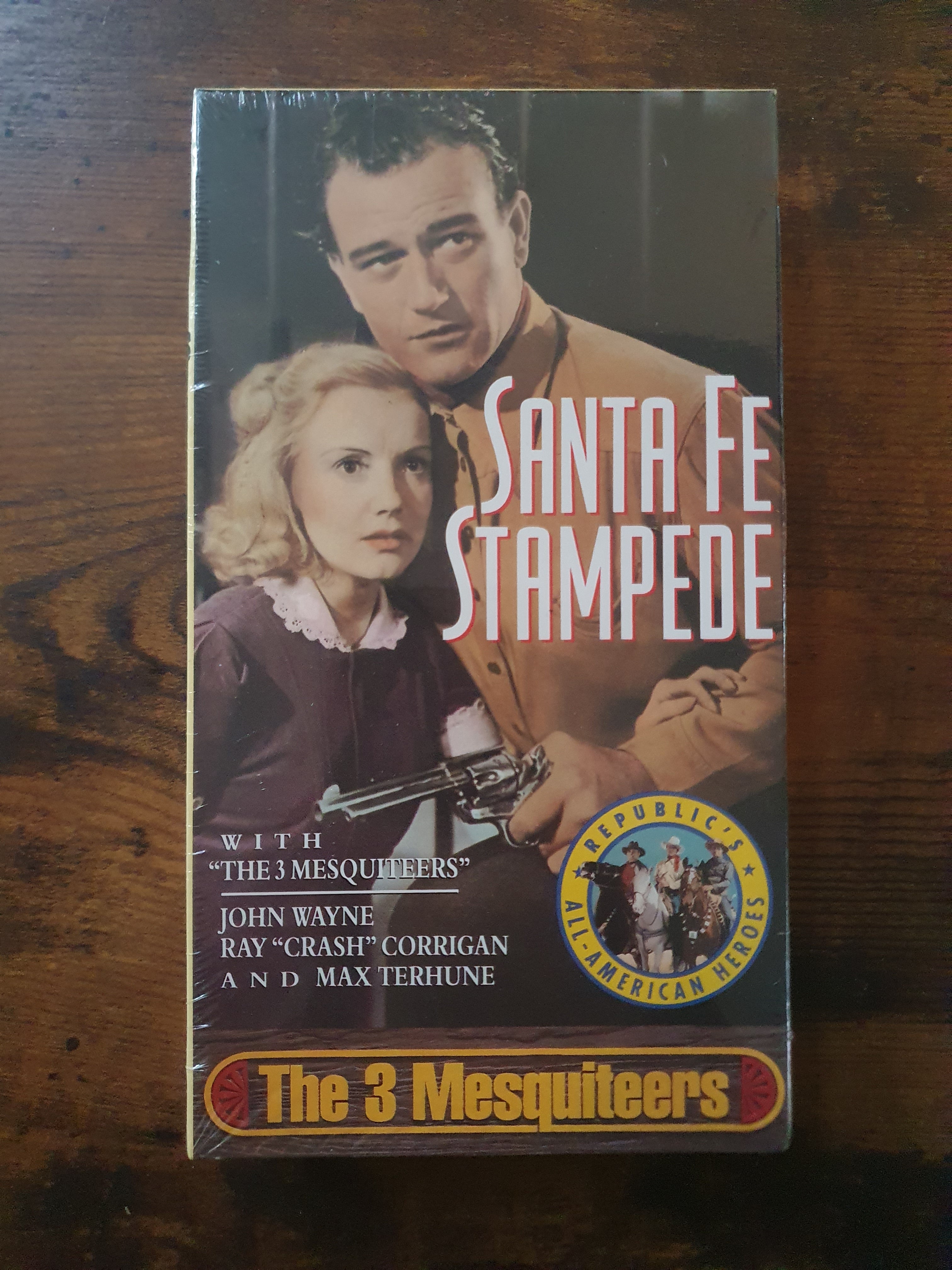 Sealed VHS: John Wayne in Santa Fe Stampede