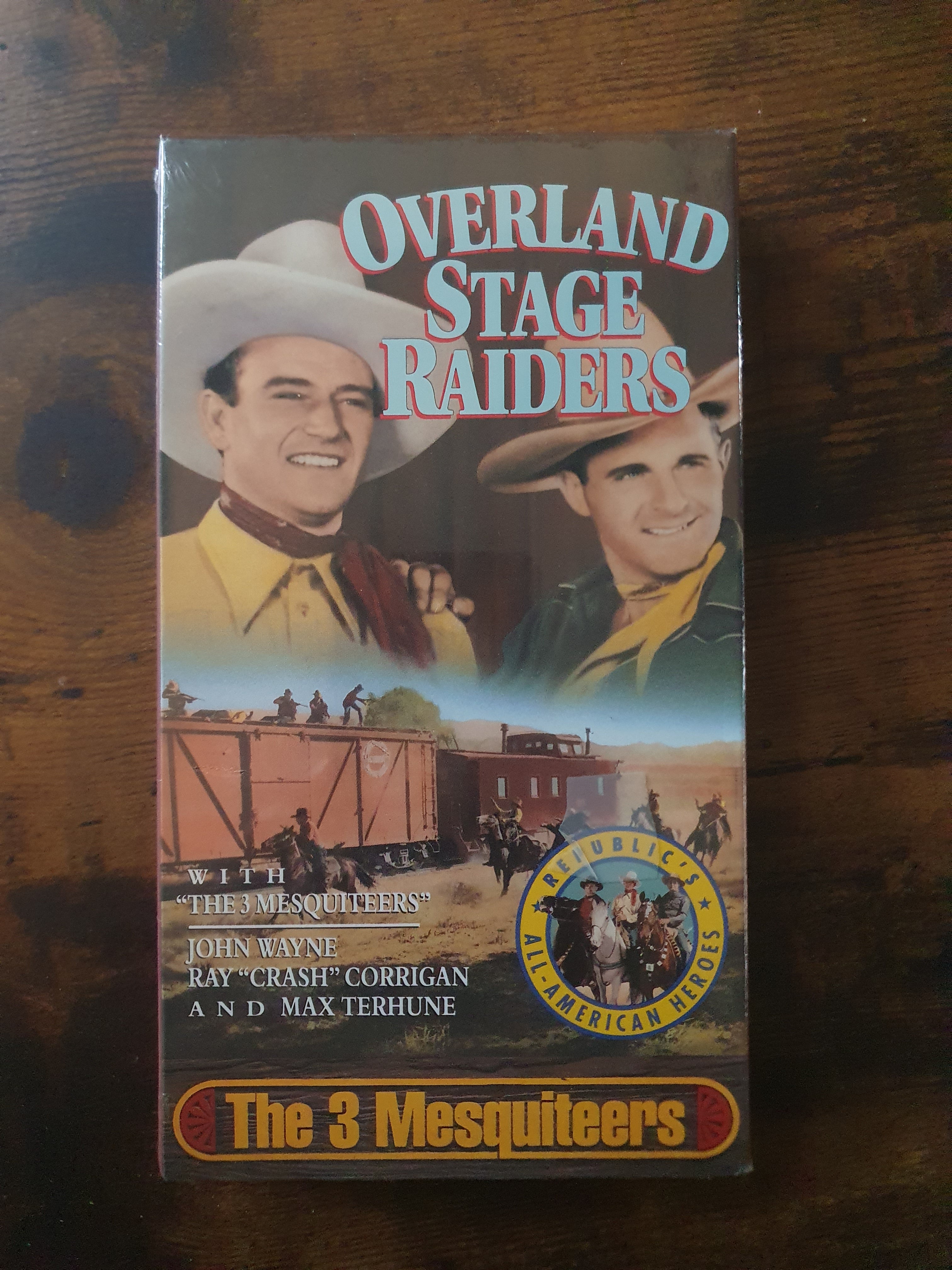Sealed VHS: John Wayne in Overland Stage Riders