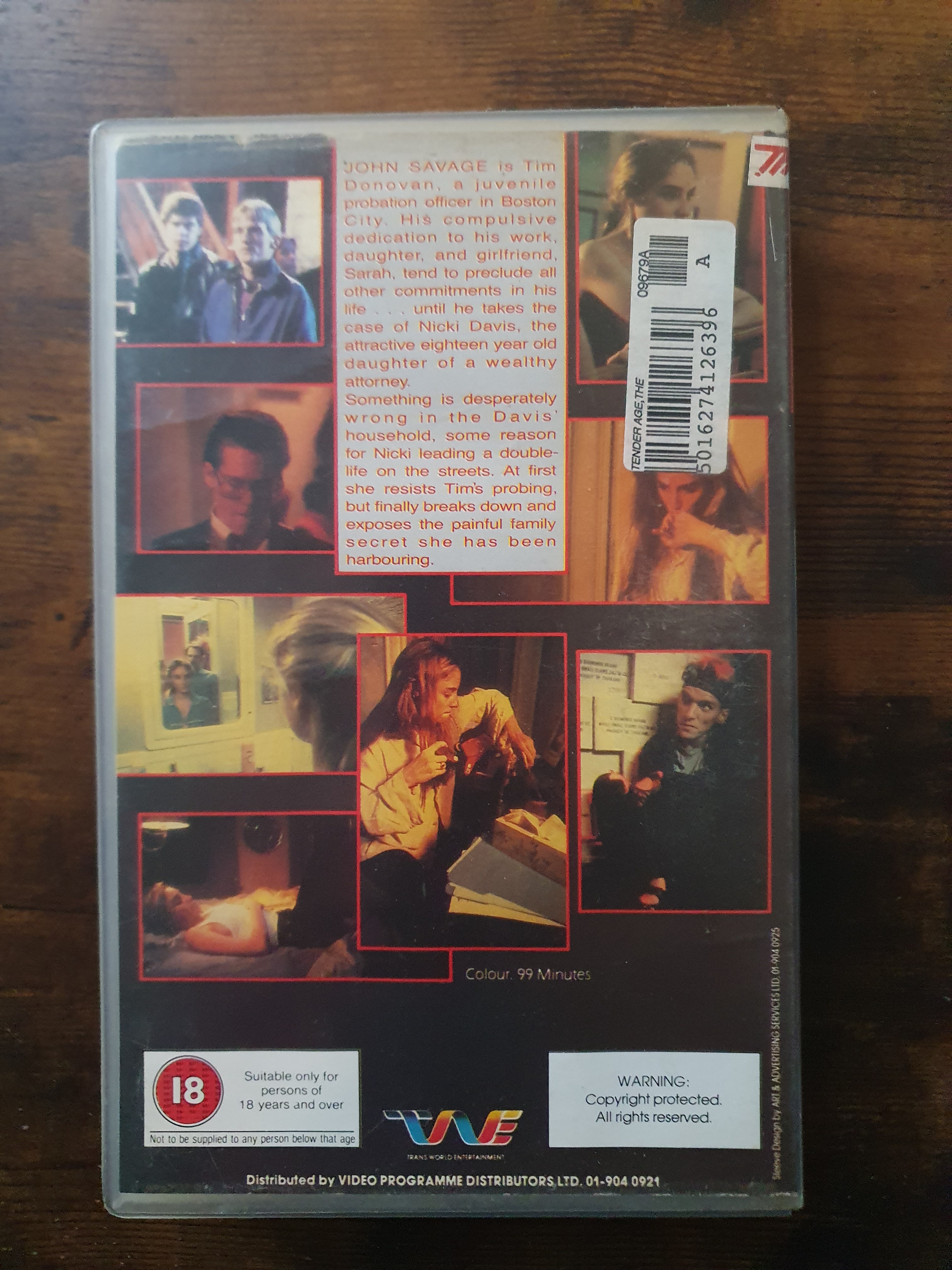 Big Box Ex-rental VHS: John Savage in The Tender Age