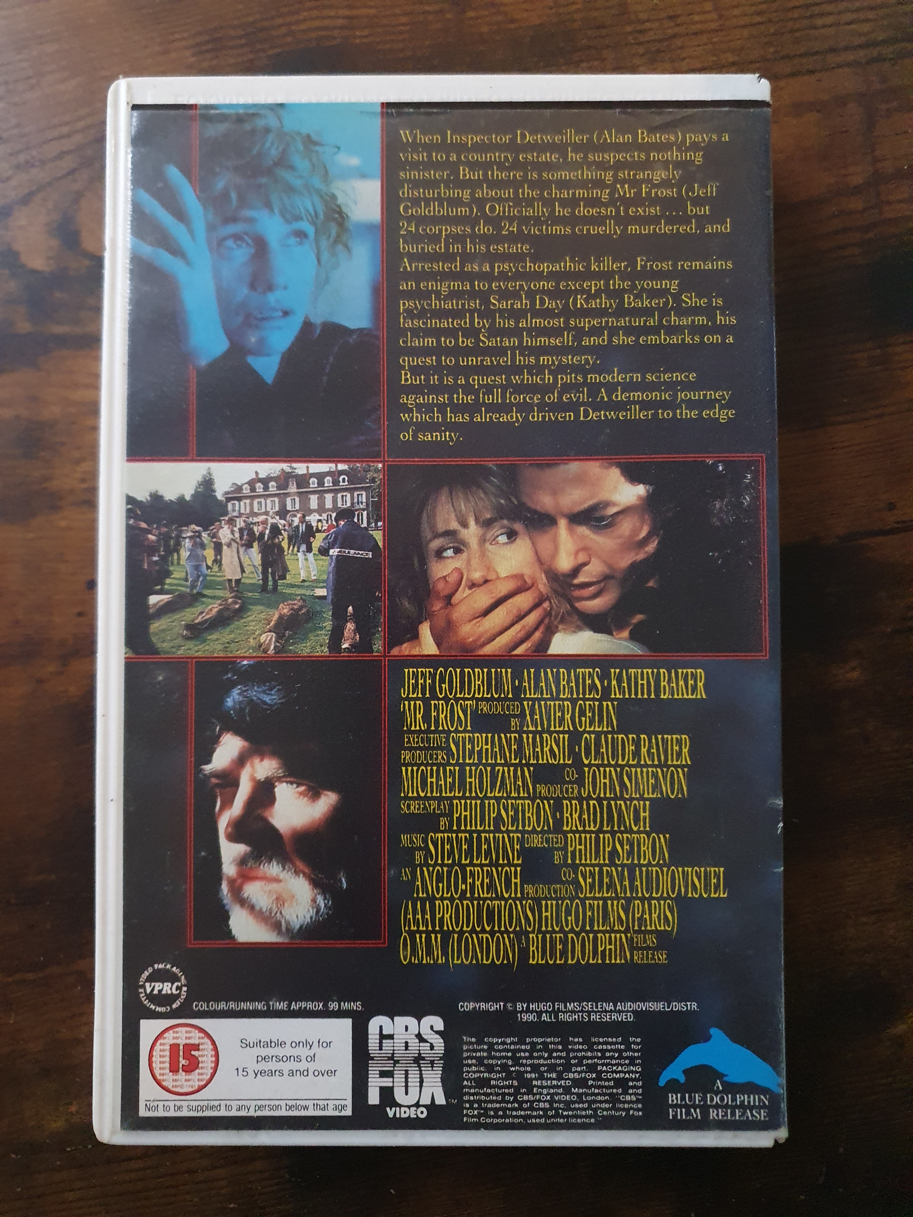 Big Box Ex-rental VHS: Jeff Goldblum in Mr Frost