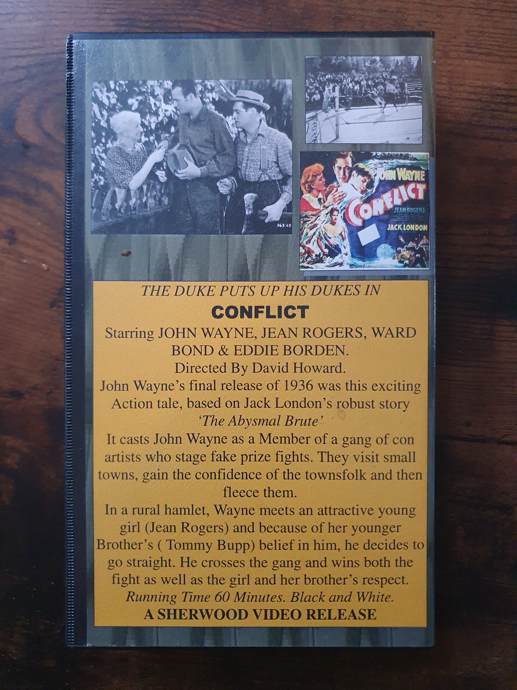 John Wayne VHS Unrated - Conflict