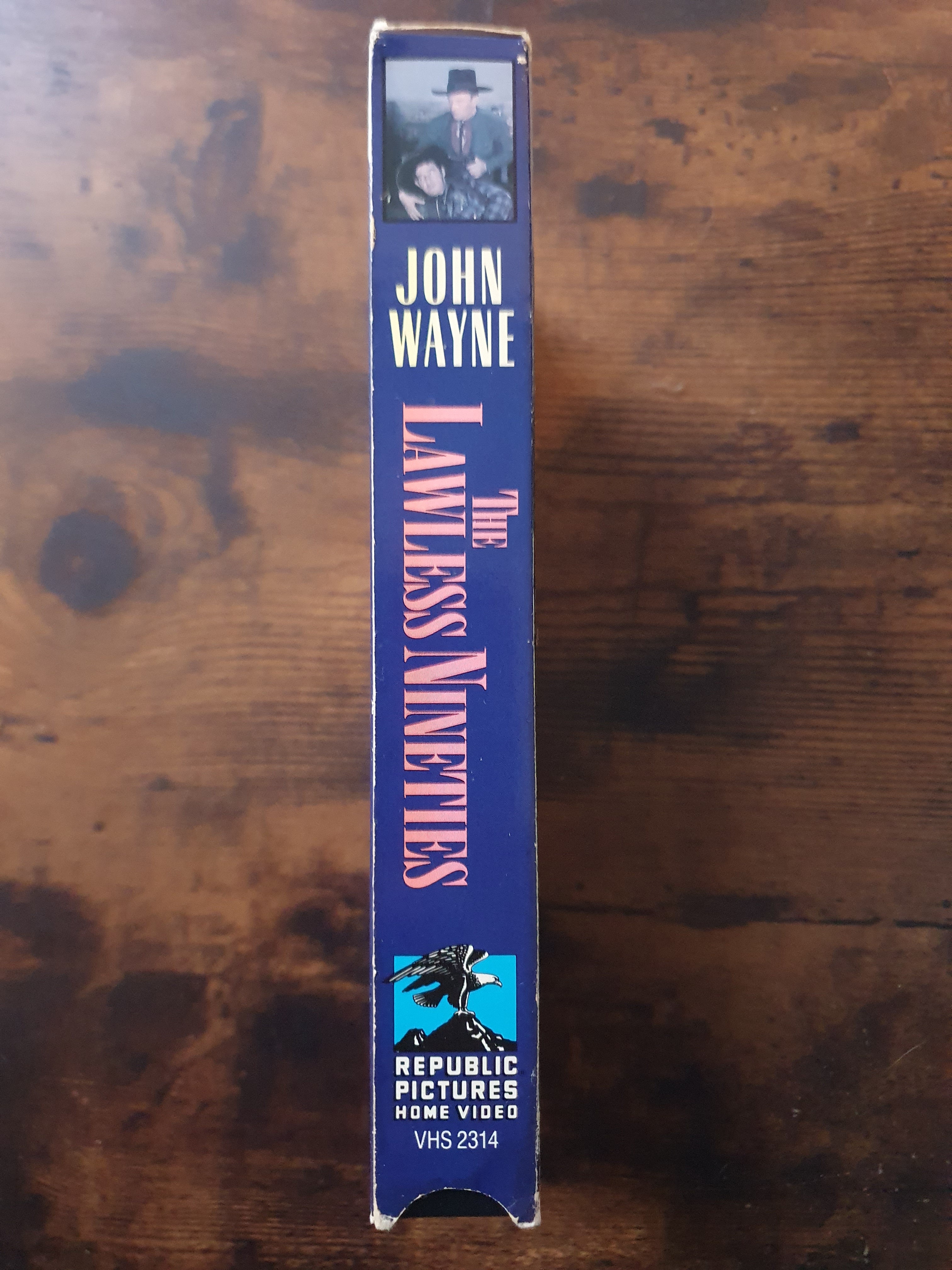 John Wayne VHS Unrated - The Lawless Nineties