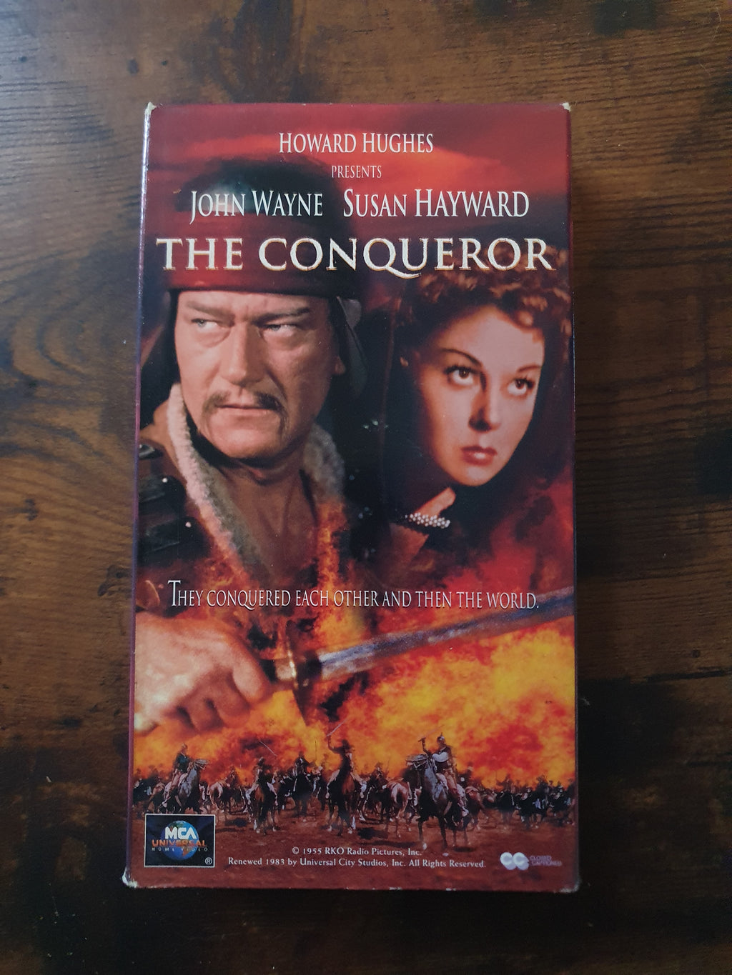 John Wayne VHS Unrated - The Conqueror