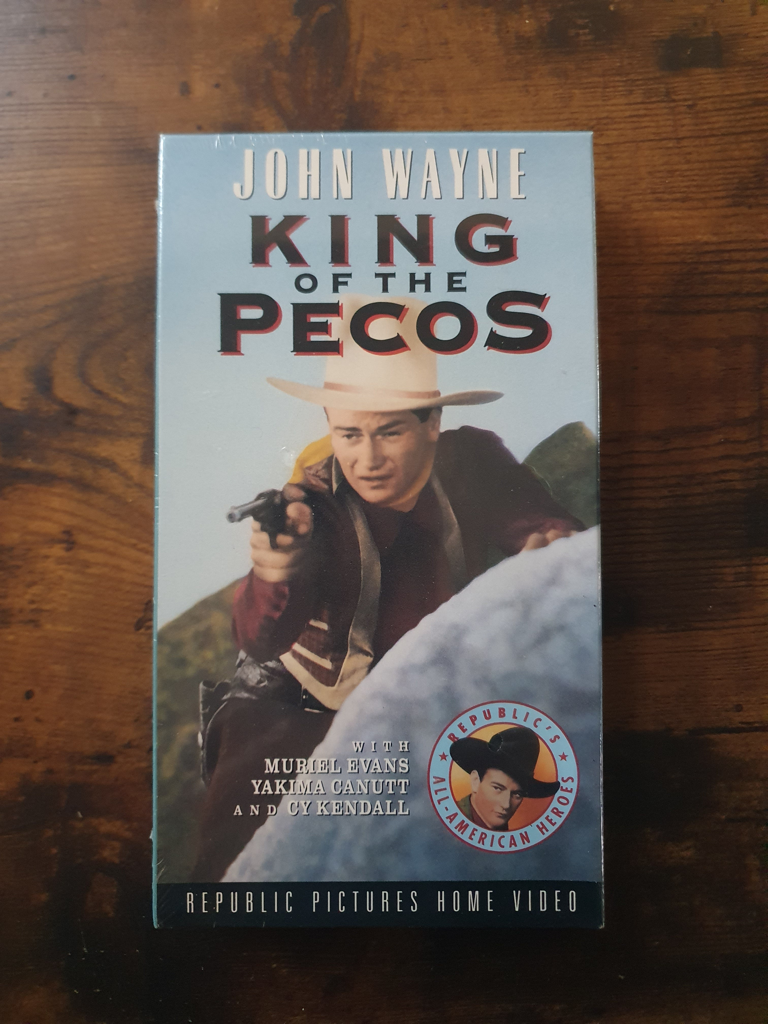 Sealed VHS: John Wayne - King of the Pecos