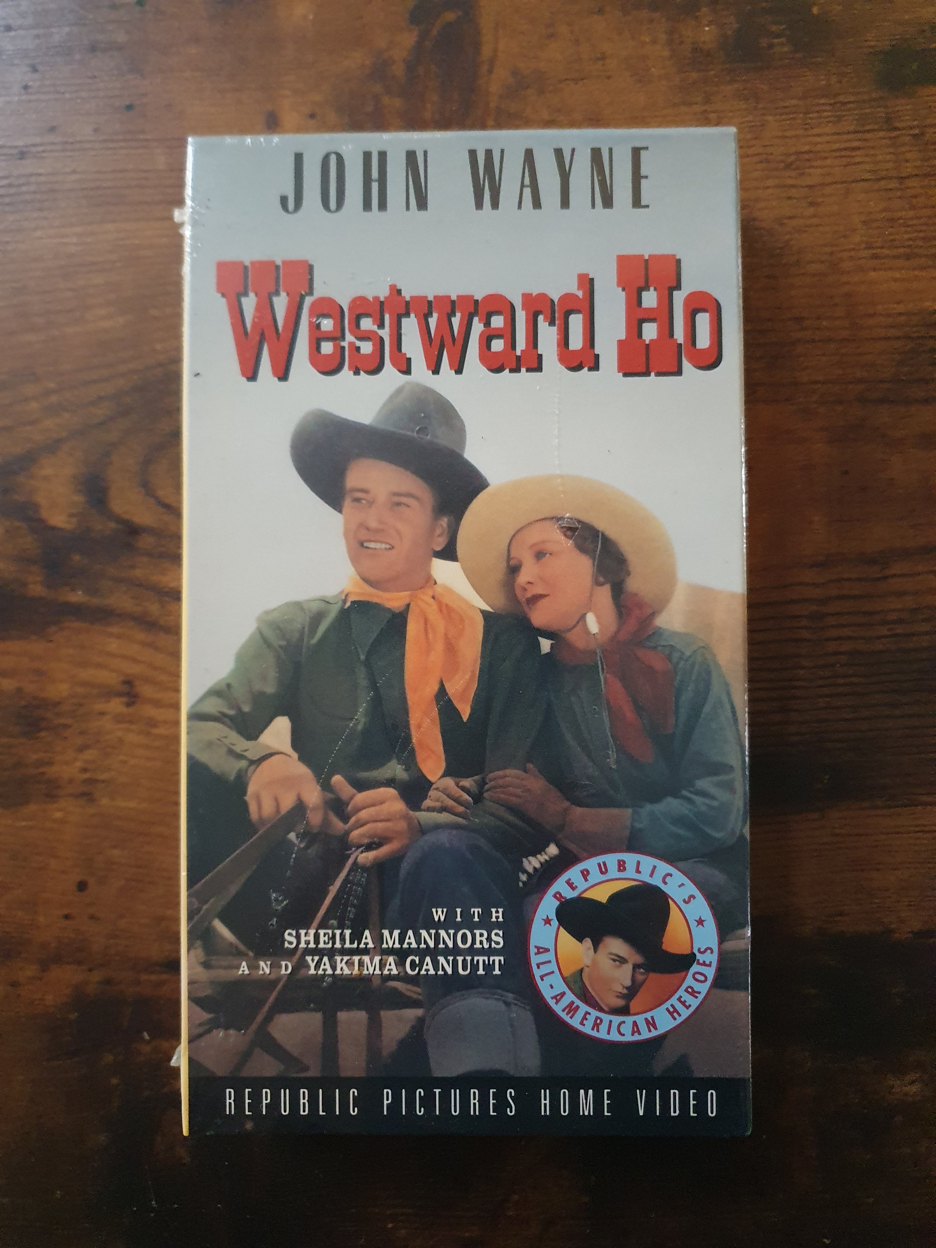 Sealed VHS: John Wayne - Westward Ho