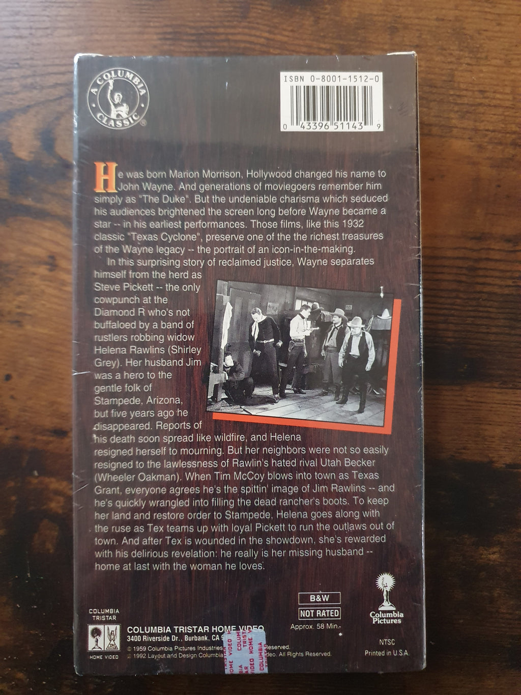 Sealed VHS: John Wayne - Texas Cyclone