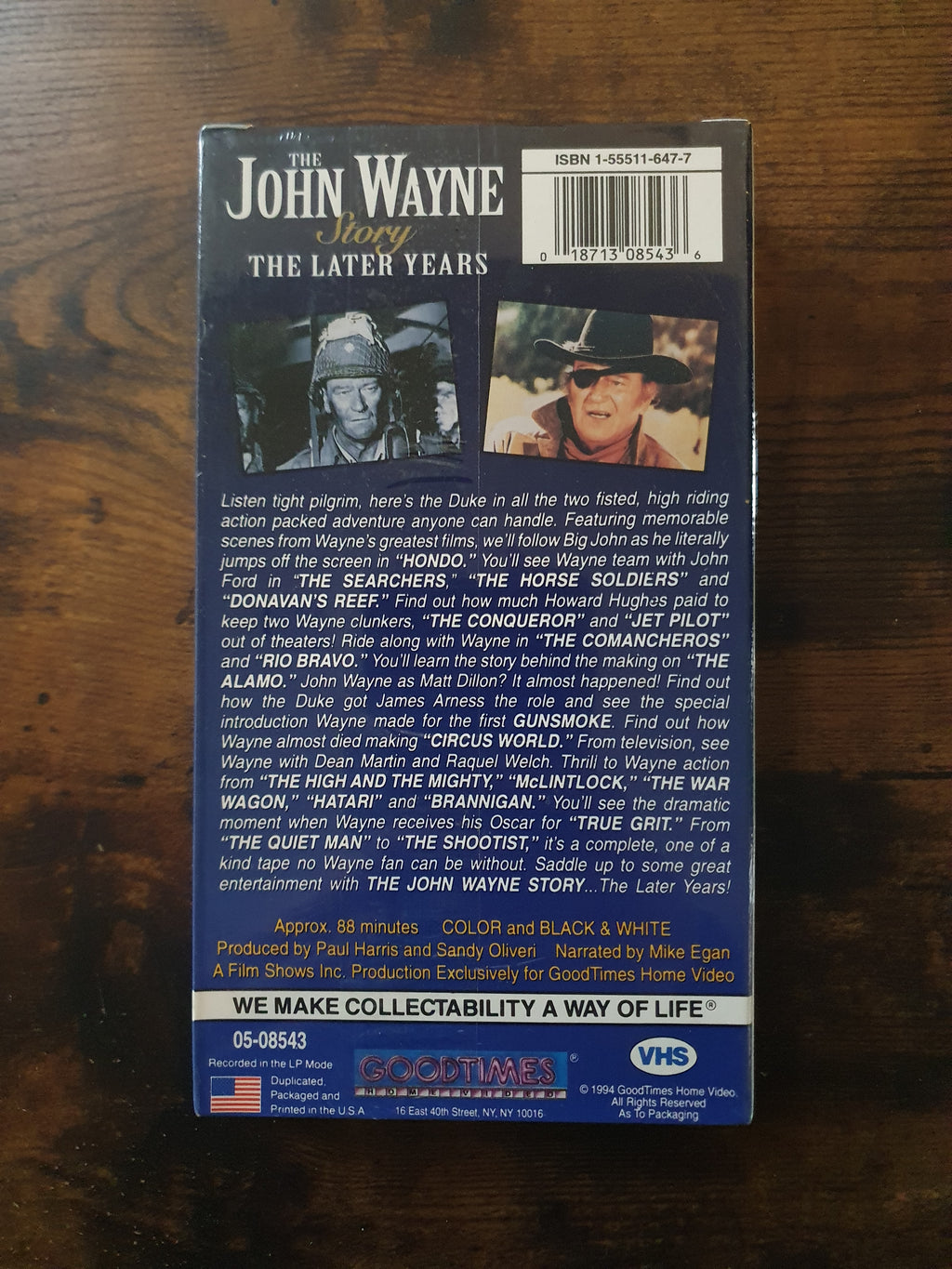 Sealed VHS: John Wayne - The John Wayne Story
