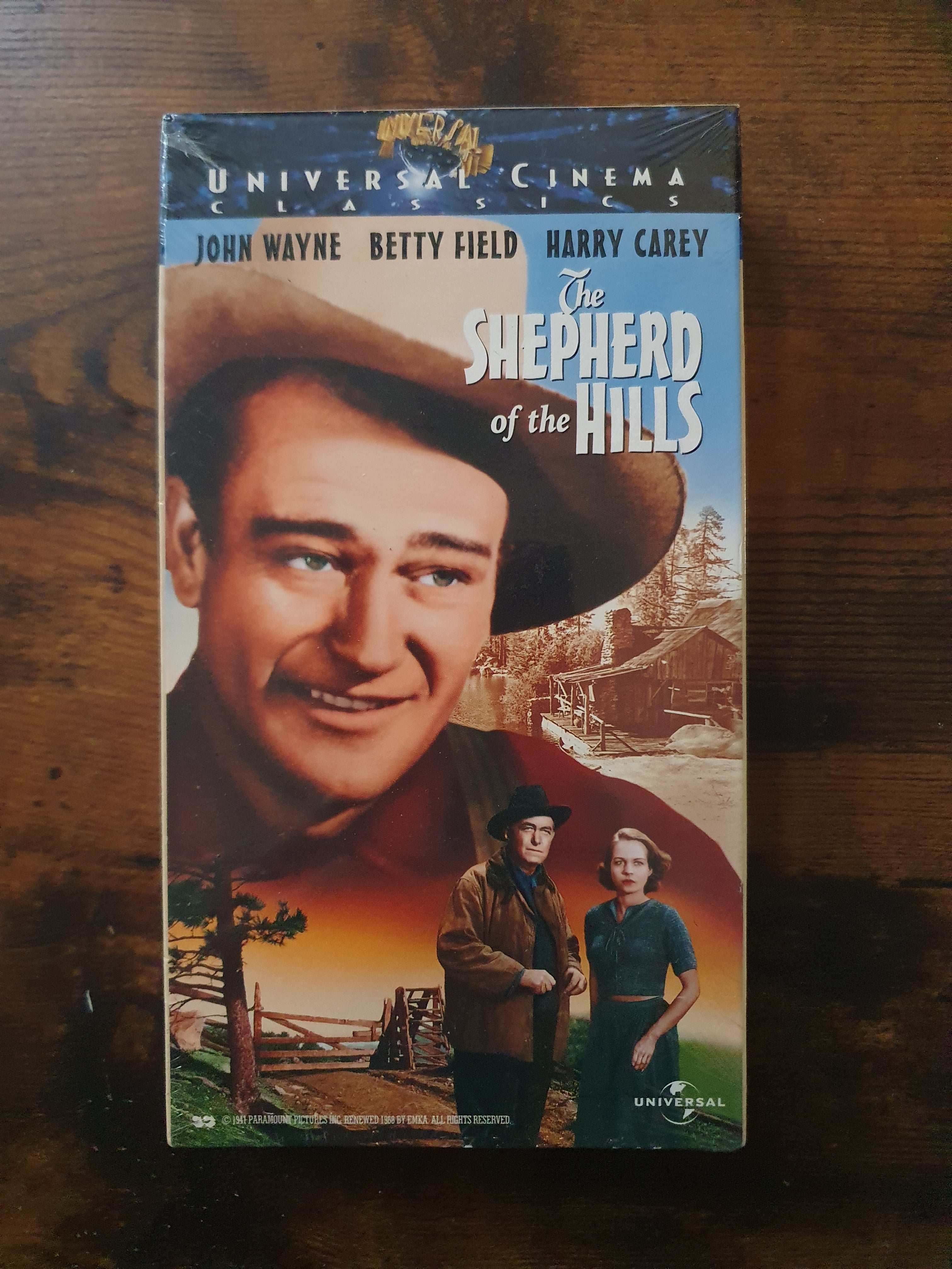 Sealed VHS: John Wayne - The Shepherd of the Hills