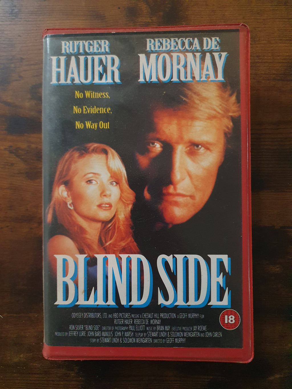 Big Box Ex-rental VHS: Rutger Hauer in Blind Side