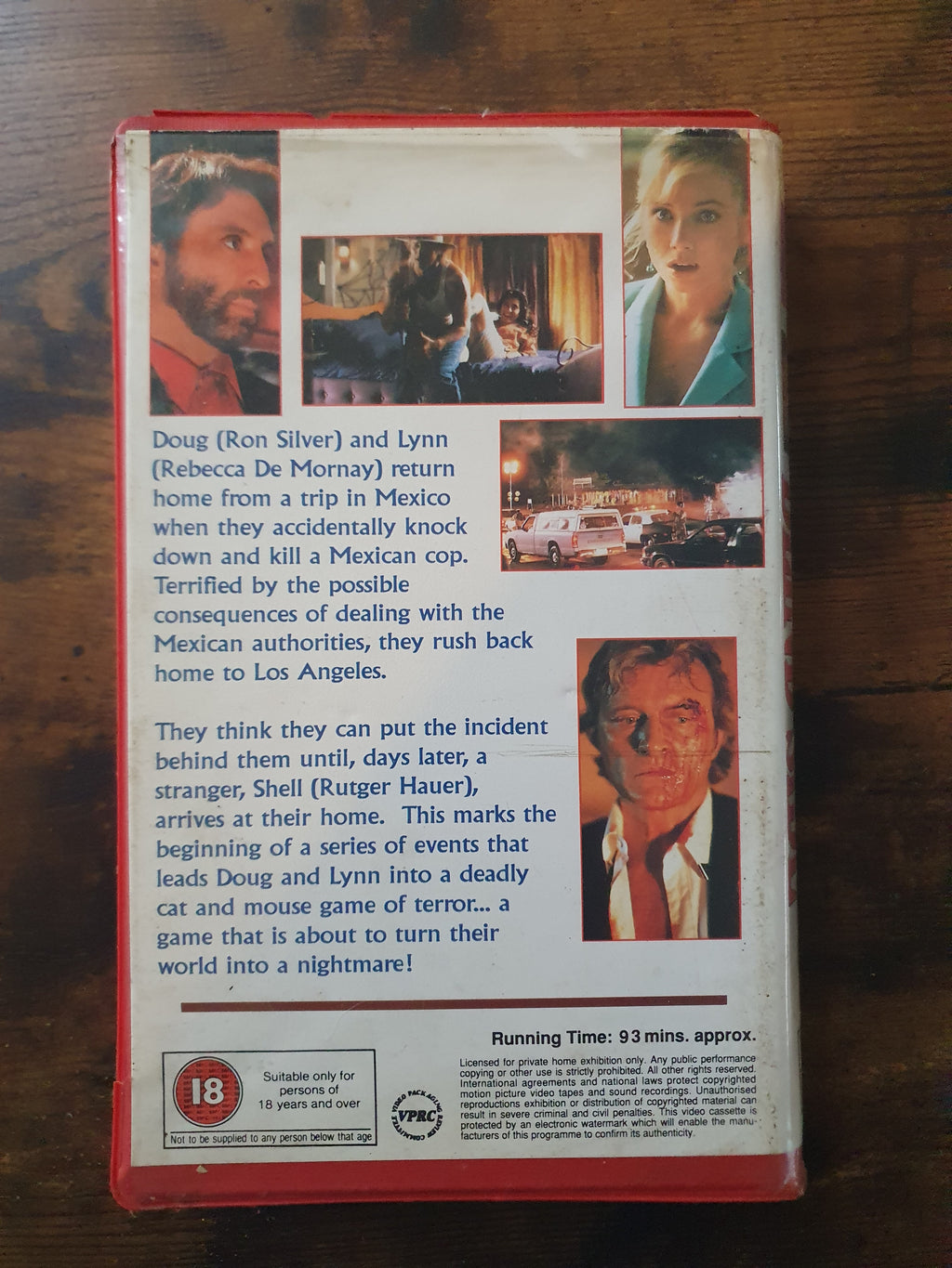 Big Box Ex-rental VHS: Rutger Hauer in Blind Side