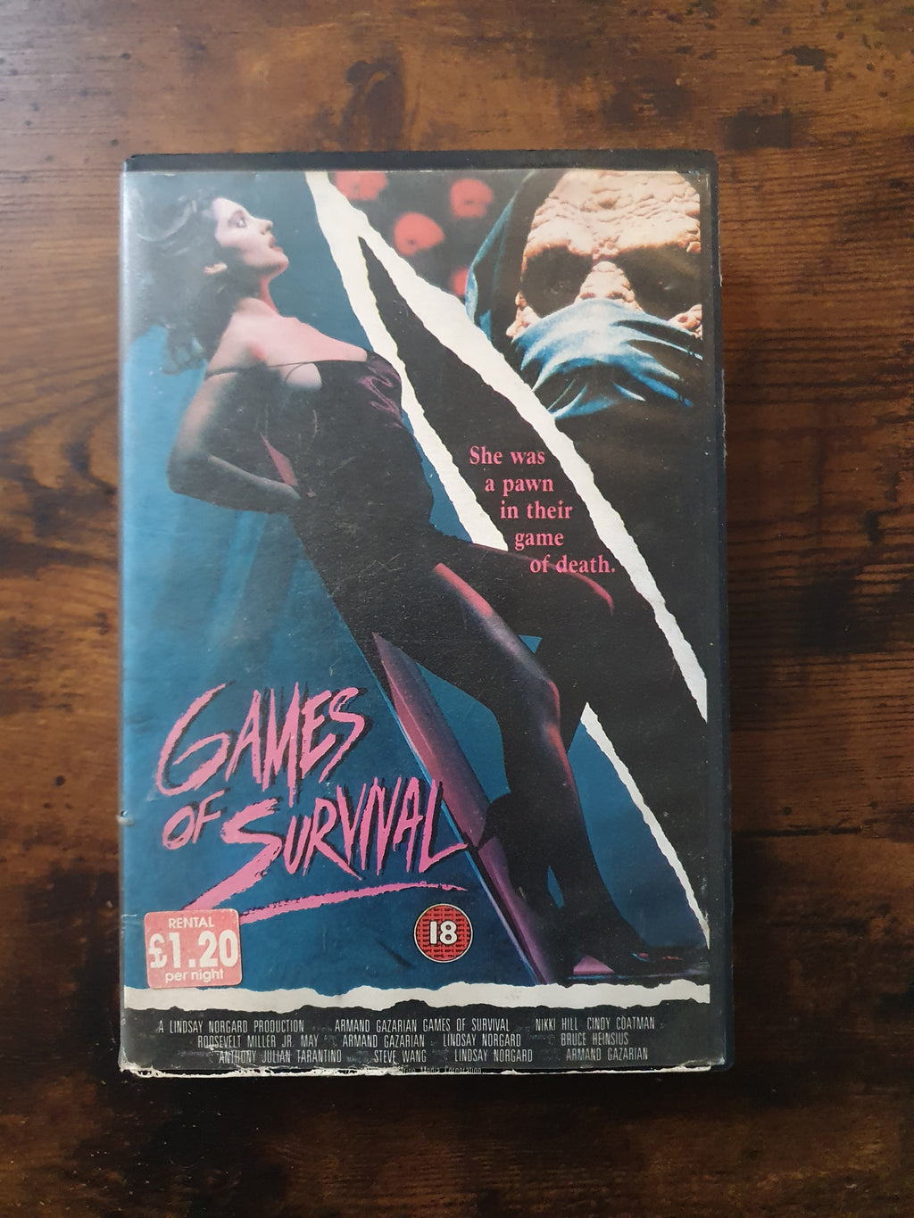 Big Box Ex-rental VHS: Games of Survival