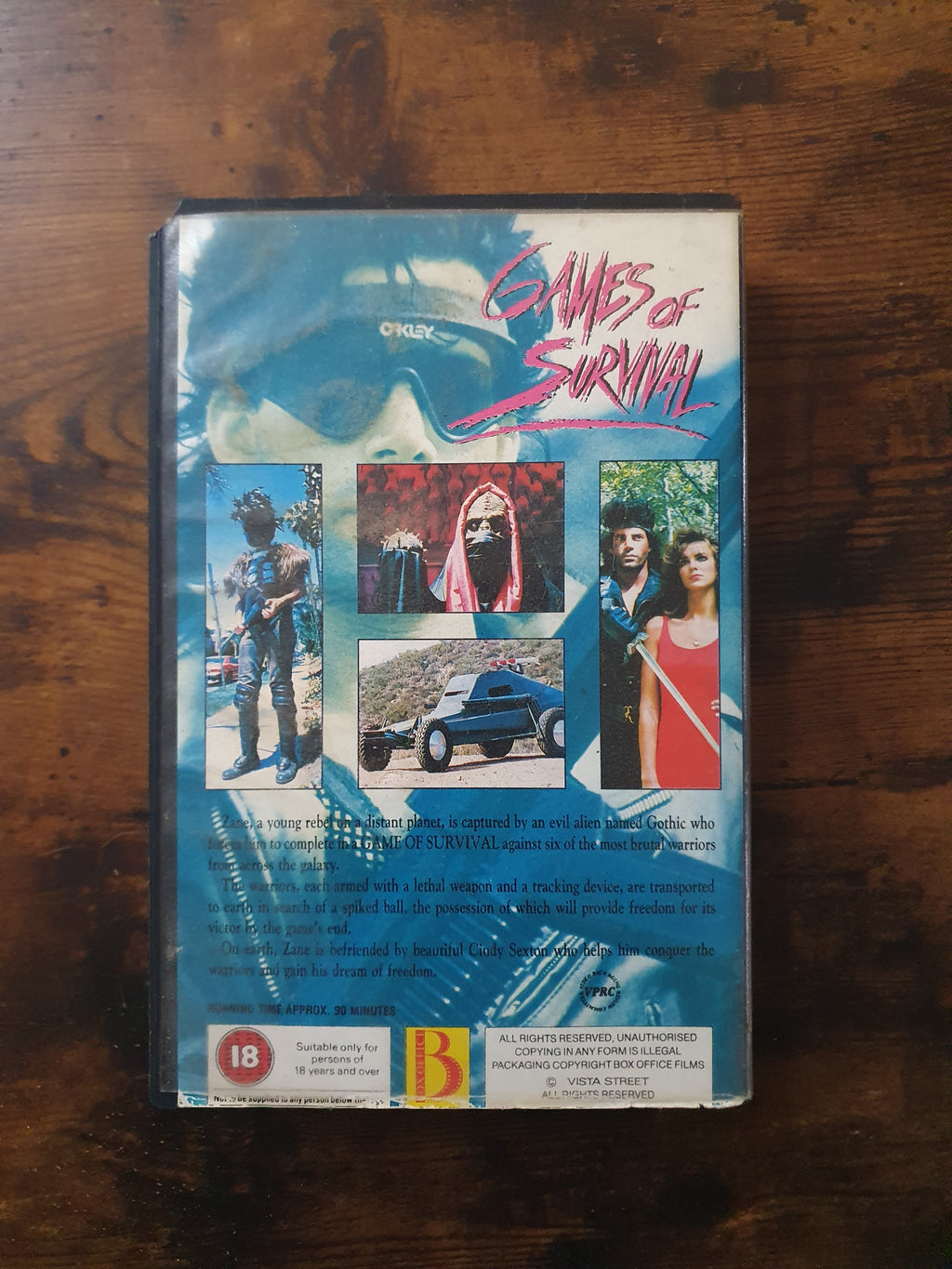 Big Box Ex-rental VHS: Games of Survival