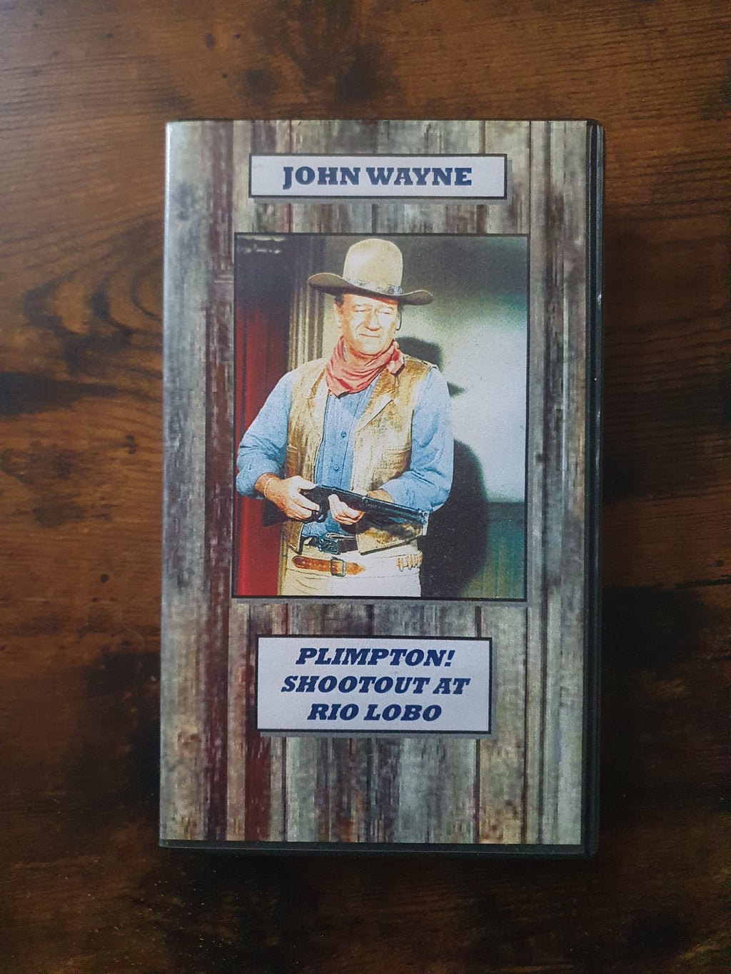 John Wayne VHS Unrated - Plimpton! Shootout at Rio Lobo
