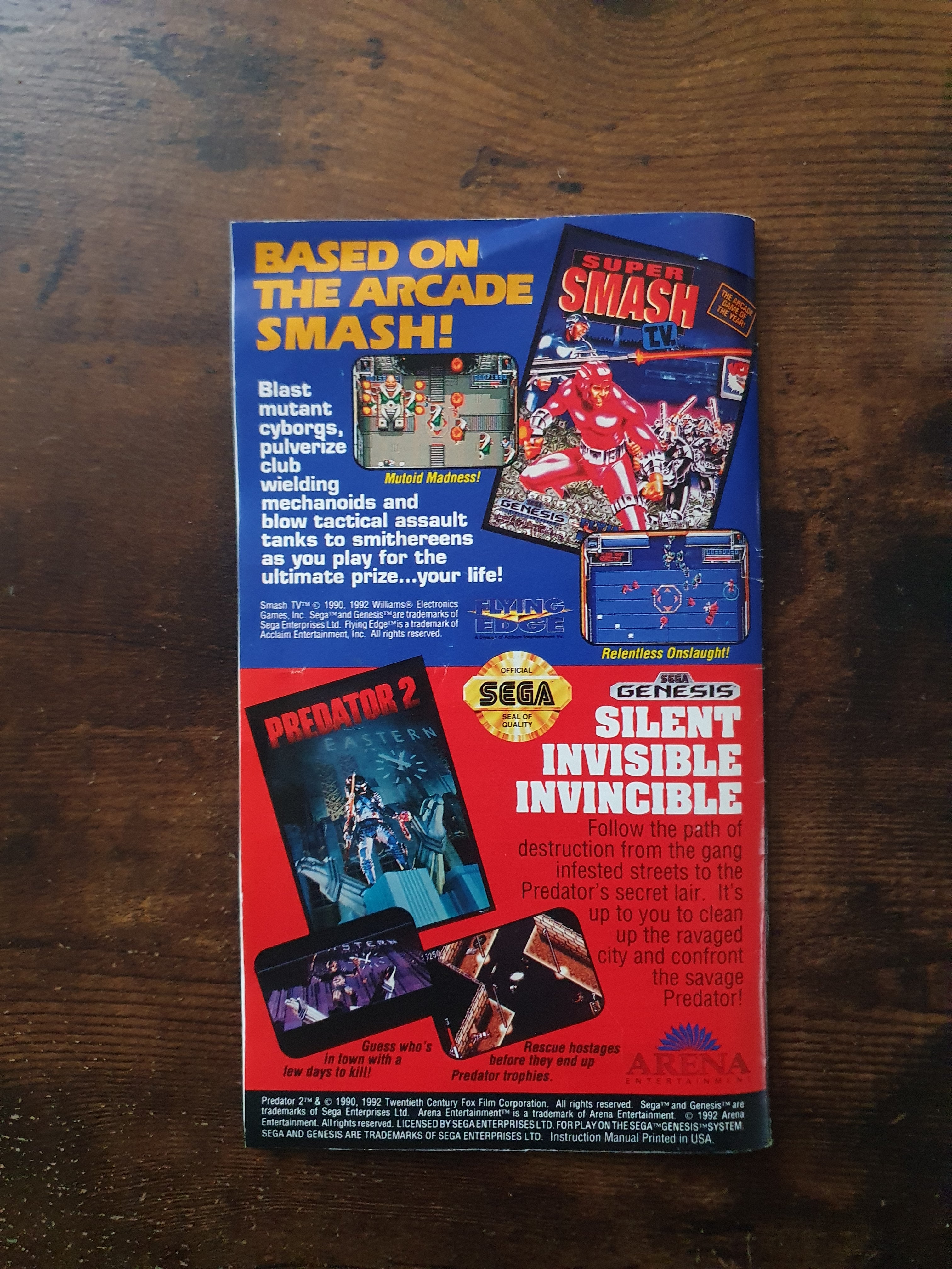 Alien 3 - Sega Genesis Game complete with manual